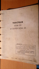 Someca tracteur SOM 55 - Super SOM55 : catalogue de pièces 1963