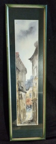 Aquarelle maisons a - aquarelle,