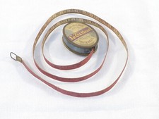 Ancien metre de couturiere Publicitaire LE TISSART PARIS avec double graduation