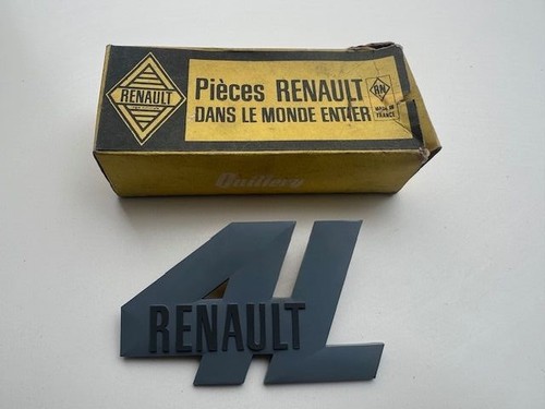 Renault monogramme 4l - 4,