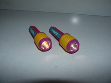 lot 2 ancien lampe de poche torche varta / testé ok / année 80 90  longueur 9,4m
