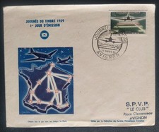 Enveloppe Premier Jour Journée Du Timbre N° 1196 Oblitéré Avignon 1959