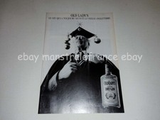 Old Lady's London Dry Gin clipping France 1990s