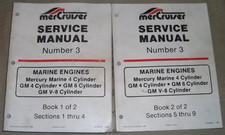 88 Mercruiser Mercury Marine 4 Cylindre GM 4 6 8 Moteur Service Manuel 90-95693