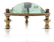 Ancienne loupe laiton lecteur carte loupe bureau déco cadeaux