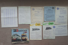 CATALOGUE JOUETS TRAINS RIVAROSSI 1970-71 +4 FEUILLETS +4 FEUILLETS CONTI COMOGE