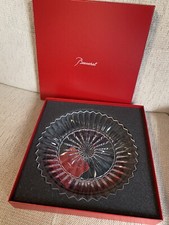 Assiette modèle L  "Mathias Mille nuits" cristal de Baccarat *Coffret Harcourt