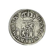 Espagne 2 Reales 1779 Madrid Carolus III Argent 5.37 Gr