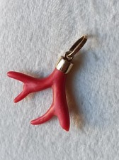 Pendentif véritable corail
