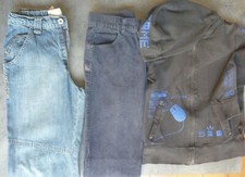 2 Pantalons + 1 gilet, veste