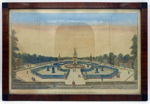 Gravure sur cuivre vue - gravure,