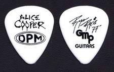 Alice Cooper Ryan Roxie Signature Dad's Porno Mag Blanc Guitare Pick - 1997 Tour