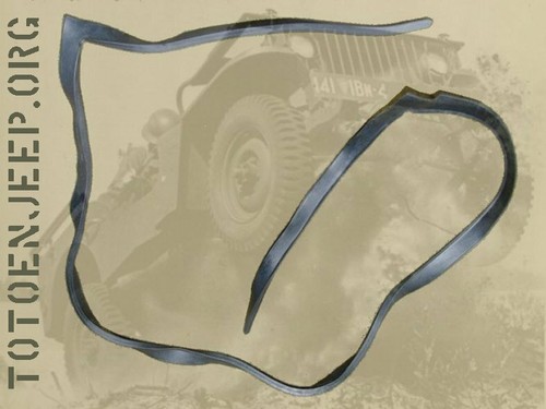 Joint cadre pare brise jeep - .,