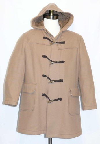 Brown wool toggle - wool, coat