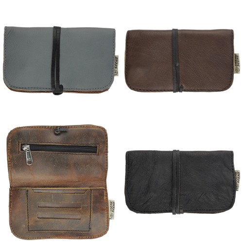 Pochette tabac cuir - pochette,