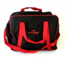 Sac de Sport ou voyage vintage PALLADIUM ALAIN GILLES Toile noir et rouge ASVEL