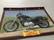 036 Harley Davidson XL1200S Sportster Fiche collection ATLAS motos de légende