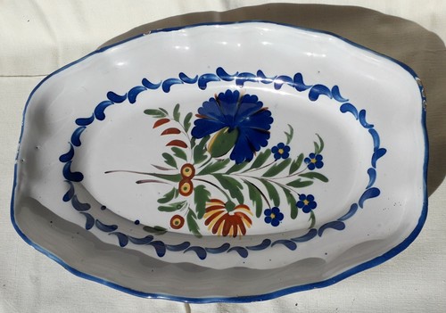 Ancien plat faïence sud ouest - plat,