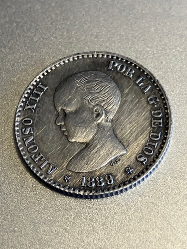 Centimos argent 1889 - centimos,