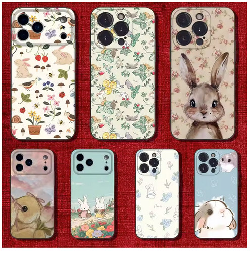 Cartoon rabbit flower lapin - cartoon,