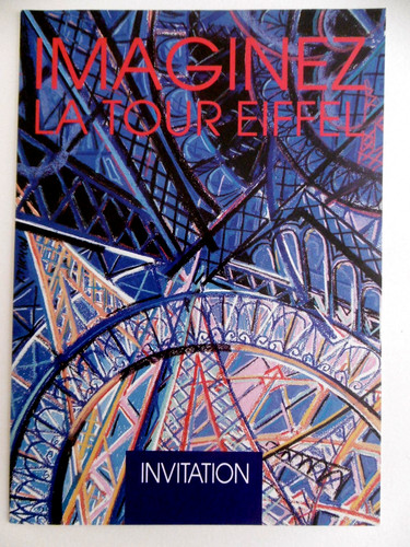 Imaginez tour eiffel - eiffel, carton