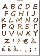 Pochoir A4 en plastique Mylar