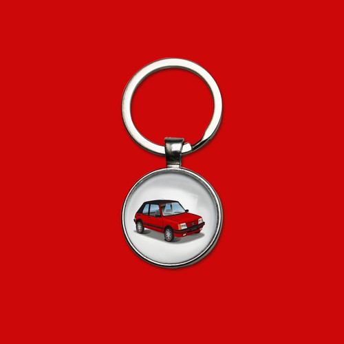 Porte clés peugeot 205 - porte-clés,