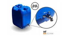 Bidon D'Eau Bleu 20 Litre Réservoir D'Eau Avec Metallhahn Camping Camion