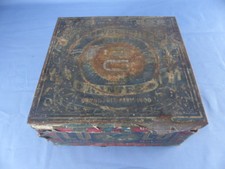 BISCUITS LU ancienne boite métal LEFEVRE-UTILE NANTES Grand Prix PARIS 1900