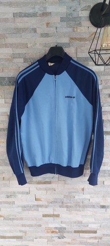 Veste adidas bleu vintage - veste,