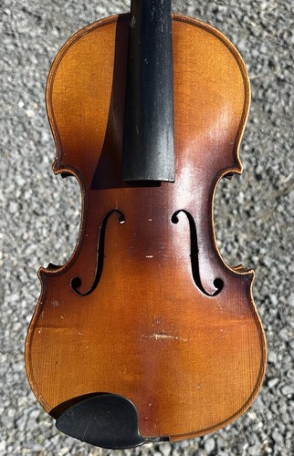 Old czech violin - old,