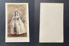Lehmann, Berlin, Actrice en superbe costume de scène oriental, circa 1860 vintag