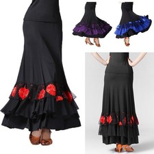 Longue jupe danse flamenco - jupe, de