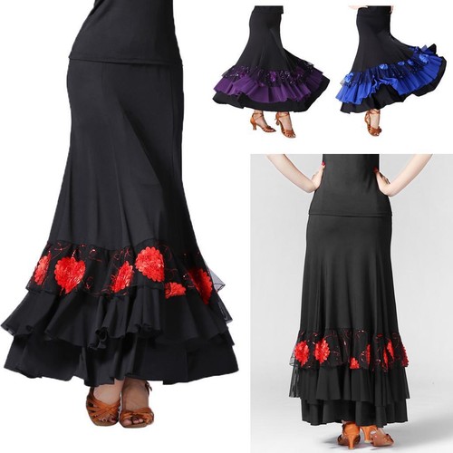 Longue jupe danse flamenco - longue,