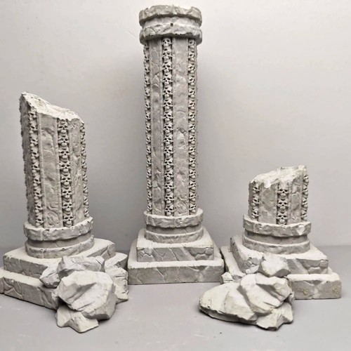 Ruines colonne grecque - de,