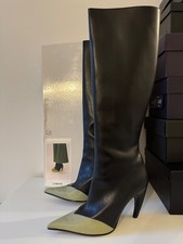Del Core bottes en cuir de veau –édition limitée défilé Milan Fashion Week
