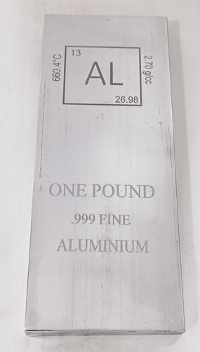 Livre lingot aluminium 999 - aluminium, .999