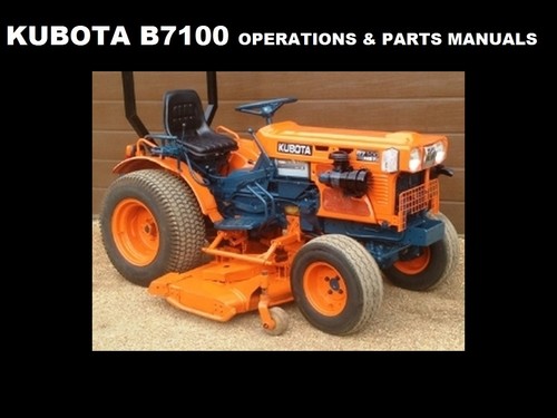 Kubota b7100 tractor - kubota,