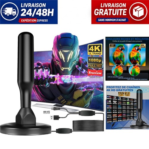 Antenne intérieure tnt - tv,