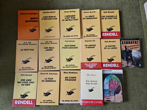 Lot livres masque divers - lot,
