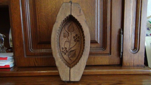 Moule beurre ancien bois - beurre,