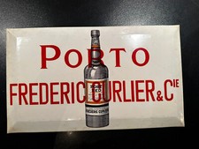 Rare Plaque Publicitaire Glacoide Porto Frédéric Curlier et cie 1960