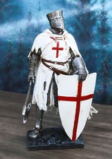Templar White Cloak Caped