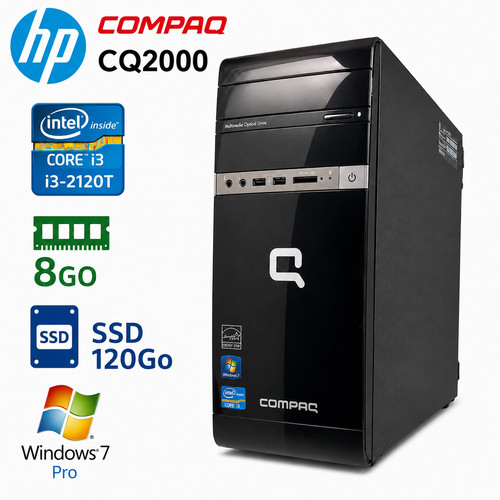 Compaq cq2000 2120t 8go - cq2000, i3-2120t