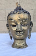 Tête De Bouddha Laiton