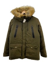 Schott Veste Doudoune Kaki S