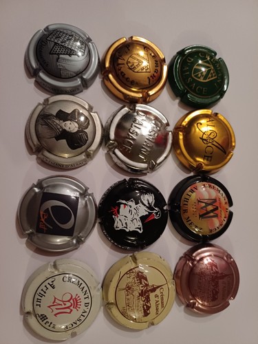 Lot capsules de - 12, crémant