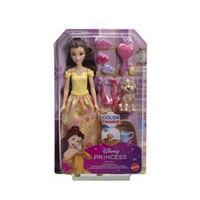 Disney - Coffret Princesse Belle et son chien a toiletter - Avec baignoire - Dis