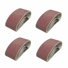 Silverline 760354 - Lot de 20 Bandes abrasives 75 x 457 mm Grains assortis