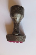 Ancien tampon encreur en bois/9